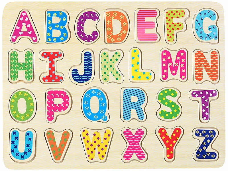 Playtastic Kinderspiele:3er-Set Bunte Kinder-Puzzles Aus Holz: Buchstaben, Bauernhof & Verkehr 10 Playtastic Kinderspiele:3er-Set Bunte Kinder-Puzzles Aus Holz: Buchstaben, Bauernhof & Verkehr – Bild 8