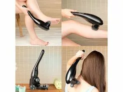 Newgen Medicals Masagegerät:Hand-Vibrations-Massagegerät Mit Akku, 5 Modi, 5 Stufen & 3 Aufsätzen -Sitzmöbel Verkaufsgeschäft nx9672 19