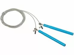 PEARL Sports Springschnur:Profi-Highspeed-Springseil Mit 3D-Kugellagern Und Drahtkern, Blau