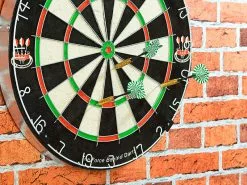 Playtastic Dartset:48er-Set Messing-Dartpfeile M. Stahlspitze, 200 Flügel, 400 Gummiringe -Sitzmöbel Verkaufsgeschäft nx9692 6