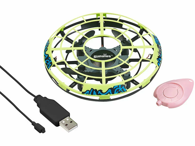 Simulus Ufo Spielzeug:Selbstfliegendes Quadrocopter-Ufo Mit Infrarot-Sensoren Und LEDs 6 Simulus Ufo Spielzeug:Selbstfliegendes Quadrocopter-Ufo Mit Infrarot-Sensoren Und LEDs – Bild 4
