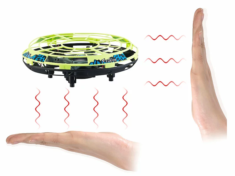 Simulus Ufo Spielzeug:Selbstfliegendes Quadrocopter-Ufo Mit Infrarot-Sensoren Und LEDs 3 Simulus Ufo Spielzeug:Selbstfliegendes Quadrocopter-Ufo Mit Infrarot-Sensoren Und LEDs