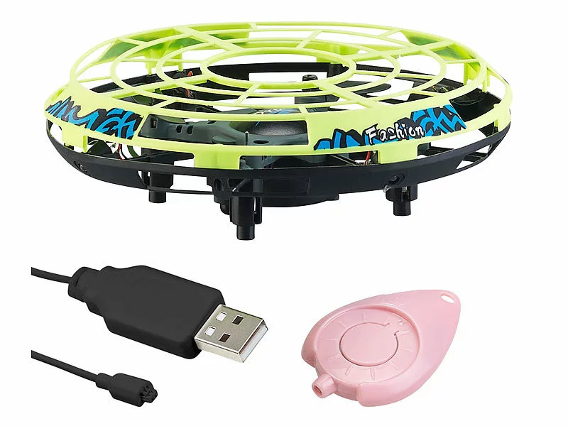 Simulus Ufo Spielzeug:Selbstfliegendes Quadrocopter-Ufo Mit Infrarot-Sensoren Und LEDs 4 Simulus Ufo Spielzeug:Selbstfliegendes Quadrocopter-Ufo Mit Infrarot-Sensoren Und LEDs – Bild 2
