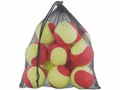 Speeron Tennisbälle Hund:24er-Set Tennisbälle, 77 Mm Für Jugend & Beginner, Gelb-rot, Tragenetz -Sitzmöbel Verkaufsgeschäft nx9769 1