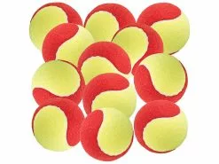Speeron Tennisbälle Hund:24er-Set Tennisbälle, 77 Mm Für Jugend & Beginner, Gelb-rot, Tragenetz -Sitzmöbel Verkaufsgeschäft nx9769 3