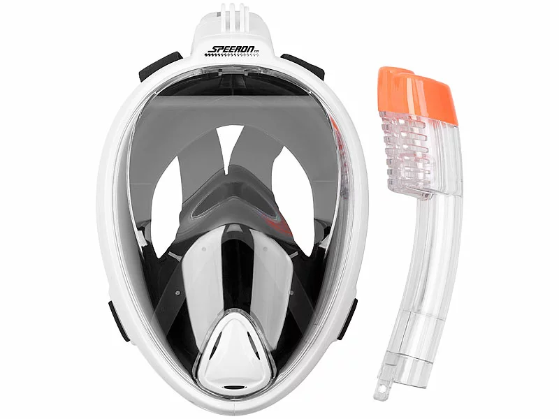 Speeron Schnorchelmaske:Tauchmaske Mit Schnorchel Und Action-Cam-Halterung, Größe XL 6 Speeron Schnorchelmaske:Tauchmaske Mit Schnorchel Und Action-Cam-Halterung, Größe XL – Bild 4