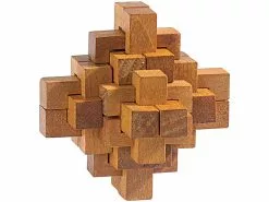 Playtastic Geduldspiel Holz Lösung:Geduldspiel "Der Verhexte Knoten"