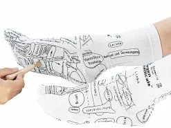 Newgen Medicals Fußreflexzonen Socken:3er-Set Druckpunkt-Socken Für Fuß-Reflexzonen-Massage, Gr. 38 - 40 -Sitzmöbel Verkaufsgeschäft pe3771 1