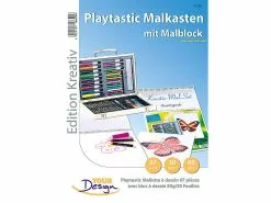 Playtastic Buntstifte:2er-Set Malkästen 67-teilig Und Malblock Mit 30 Blatt, 80 G/m² -Sitzmöbel Verkaufsgeschäft pe5655 4