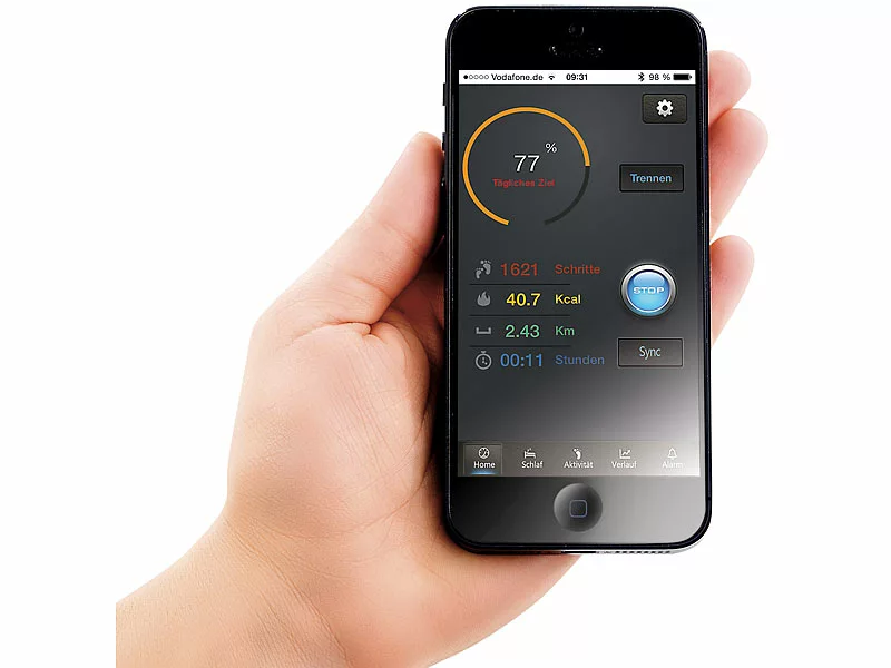 Newgen Medicals Bluetooth Armband:BT-4.0-Fitness-Armband FBT-50 V4,Schlafüberwachung (Versandrückläufer) 15 Newgen Medicals Bluetooth Armband:BT-4.0-Fitness-Armband FBT-50 V4,Schlafüberwachung (Versandrückläufer) – Bild 13