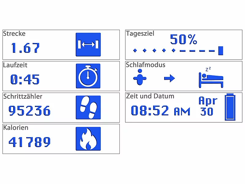 Newgen Medicals Bluetooth Armband:BT-4.0-Fitness-Armband FBT-50 V4,Schlafüberwachung (Versandrückläufer) 14 Newgen Medicals Bluetooth Armband:BT-4.0-Fitness-Armband FBT-50 V4,Schlafüberwachung (Versandrückläufer) – Bild 12