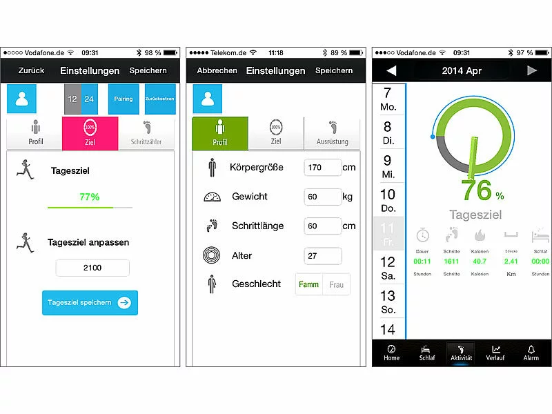 Newgen Medicals Bluetooth Armband:BT-4.0-Fitness-Armband FBT-50 V4,Schlafüberwachung (Versandrückläufer) 17 Newgen Medicals Bluetooth Armband:BT-4.0-Fitness-Armband FBT-50 V4,Schlafüberwachung (Versandrückläufer) – Bild 15