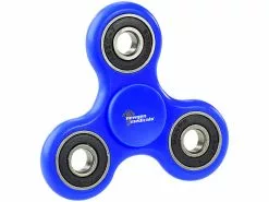Newgen Medicals Fidget Spinner:3-seitiger Hand-Spinner Mit Hochwertigem ABEC-7-Kugellager, Blau