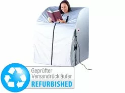 Newgen Medicals Portable Infrarot-Sauna:tragbare Infrarot-Sauna V2 Mit 2 Heizern (Versandrückläufer)