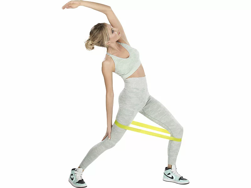 Speeron Fitnessband:5er-Set Widerstandsbänder, Latex, 5 Stärken, Je 60 Cm Länge, Tasche 12 Speeron Fitnessband:5er-Set Widerstandsbänder, Latex, 5 Stärken, Je 60 Cm Länge, Tasche – Bild 10