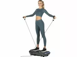 Newgen Medicals Rüttelplatte:4D-Vibrationsplatte Mit 3 Programmen & 2 Expandern; 300 W; Bis 120 Kg -Sitzmöbel Verkaufsgeschäft zx5133 9