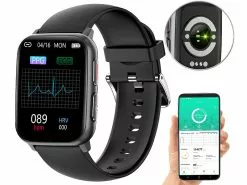 Newgen Medicals Smartwatch-Fitnessuhr:Fitness-Smartwatch Mit EKG-, Blutdruck-, SpO2-Anzei. Versandrückläufer 19 Newgen Medicals Smartwatch-Fitnessuhr:Fitness-Smartwatch Mit EKG-, Blutdruck-, SpO2-Anzei. Versandrückläufer -Sitzmöbel Verkaufsgeschäft zx5291 24 1