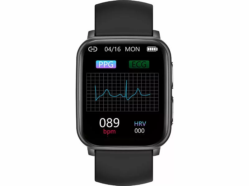 Newgen Medicals Smartwatch-Fitnessuhr:Fitness-Smartwatch Mit EKG-, Blutdruck-, SpO2-Anzei. Versandrückläufer 9 Newgen Medicals Smartwatch-Fitnessuhr:Fitness-Smartwatch Mit EKG-, Blutdruck-, SpO2-Anzei. Versandrückläufer – Bild 7