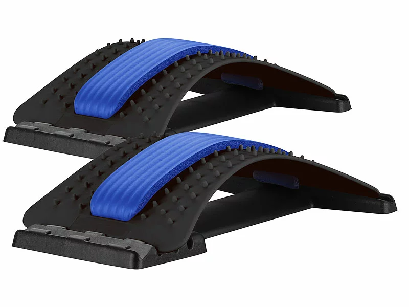 PEARL Sports Rückenstrecker Gerät:2er-Set Rückenstrecker Und -Dehner Mit Massage-Noppen, 4 Höhen 4 PEARL Sports Rückenstrecker Gerät:2er-Set Rückenstrecker Und -Dehner Mit Massage-Noppen, 4 Höhen – Bild 2