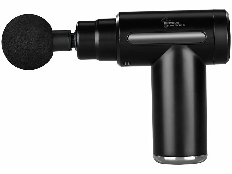 Newgen Medicals Massagepistole:Kompaktes Akku-Hand-Massagegerät Mit 4 Aufsätzen, 6 Stufen, USB, 25 W 8 Newgen Medicals Massagepistole:Kompaktes Akku-Hand-Massagegerät Mit 4 Aufsätzen, 6 Stufen, USB, 25 W – Bild 6