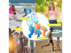 PEARL Spritzpistole:4er-Set Wasserpistolen Mit PET-Flaschen-Anschluss -Sitzmöbel Verkaufsgeschäft zx7071 12