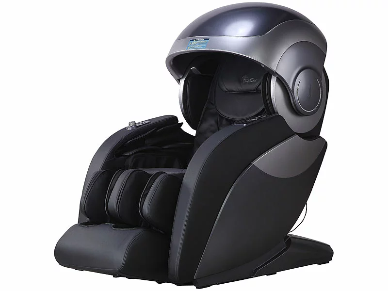 Newgen Medicals Massagestuhl:Luxus-Ganzkörper-Massagesessel, Space-Cover, Bluetooth, App, Schwarz 27 Newgen Medicals Massagestuhl:Luxus-Ganzkörper-Massagesessel, Space-Cover, Bluetooth, App, Schwarz – Bild 25