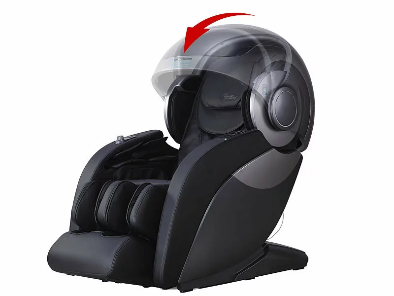 Newgen Medicals Massagestuhl:Luxus-Ganzkörper-Massagesessel, Space-Cover, Bluetooth, App, Schwarz 7 Newgen Medicals Massagestuhl:Luxus-Ganzkörper-Massagesessel, Space-Cover, Bluetooth, App, Schwarz – Bild 5