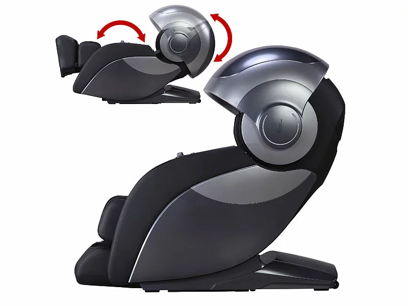 Newgen Medicals Massagestuhl:Luxus-Ganzkörper-Massagesessel, Space-Cover, Bluetooth, App, Schwarz 6 Newgen Medicals Massagestuhl:Luxus-Ganzkörper-Massagesessel, Space-Cover, Bluetooth, App, Schwarz – Bild 4