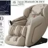 Newgen Medicals Ganzkörper Massage:Luxus-Ganzkörper-Massagesessel Mit IR-Wärme, Bluetooth, Beige -Sitzmöbel Verkaufsgeschäft zx7093 15