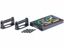 Newgen Medicals Push-Up Fitnessgeräte:2er Pack 9in1-Multifunktions-Liegestütz-Brett Mit Abnehmbaren Handgr. -Sitzmöbel Verkaufsgeschäft zx8015 2