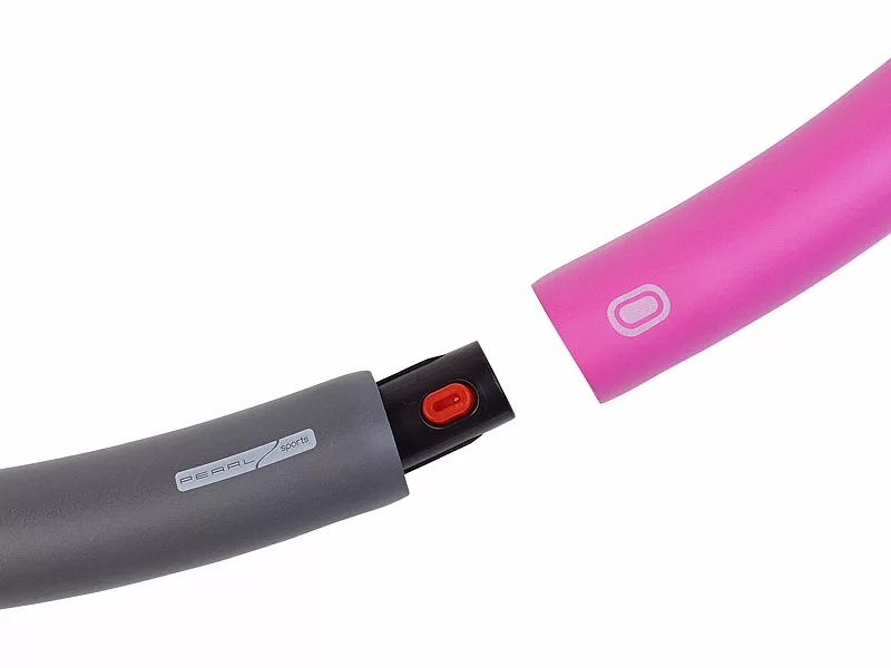 PEARL Sports Massage-Hula-Hoops:2er-Set Hula-Hoop-Reifen, Schaumstoff-Ummantelung, Bis 1,8kg, Ø 98cm 6 PEARL Sports Massage-Hula-Hoops:2er-Set Hula-Hoop-Reifen, Schaumstoff-Ummantelung, Bis 1,8kg, Ø 98cm – Bild 4