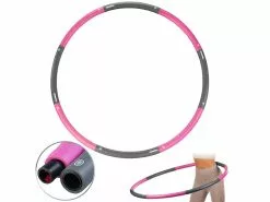PEARL Sports Hulahoop-Reifen Sport:Hula-Hoop-Reifen Mit Schaumstoff-Ummantelung, 1,35-1,8 Kg, Ø 73-98 Cm