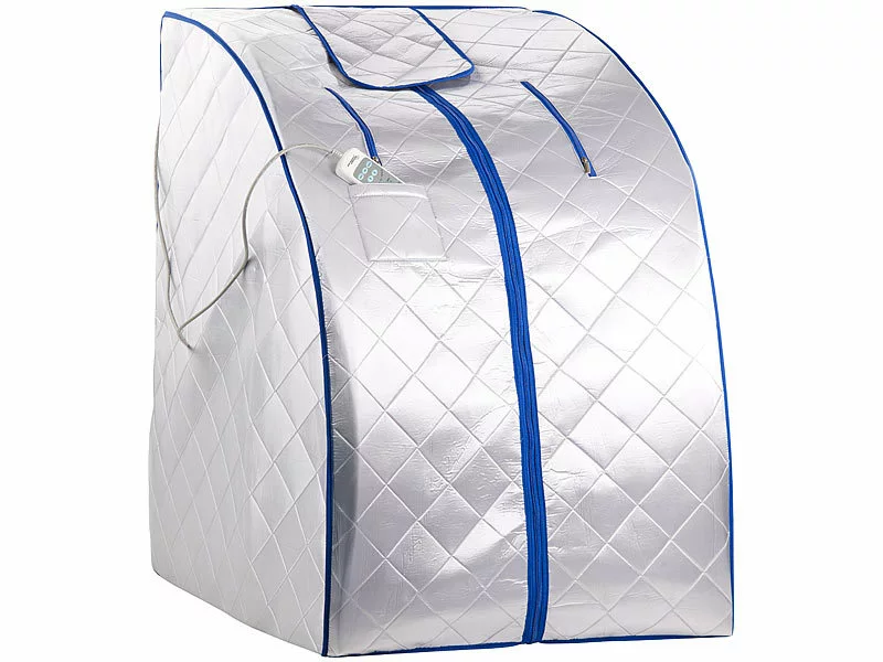 Newgen Medicals Mini Sauna:Portable Infrarot-Sauna Mit Fußheizung, 4 Carbon-Heizern, Sitz, 1050 W 11 Newgen Medicals Mini Sauna:Portable Infrarot-Sauna Mit Fußheizung, 4 Carbon-Heizern, Sitz, 1050 W – Bild 9