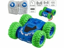 Simulus Ferngesteuerte Autos:Ferngesteuertes 360°-Stunt-Auto,zweiseitiger Antrieb, 15 Km/h, 2,4 GHz