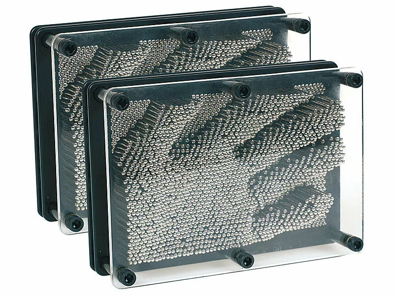 PEARL 3D Pinart:2er-Set 3D-Pin-Skulpturen 3 PEARL 3D Pinart:2er-Set 3D-Pin-Skulpturen